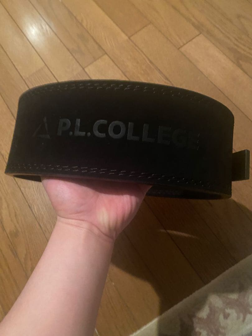 P.L.COLLEGE トレーニングパワーベルト ブラック