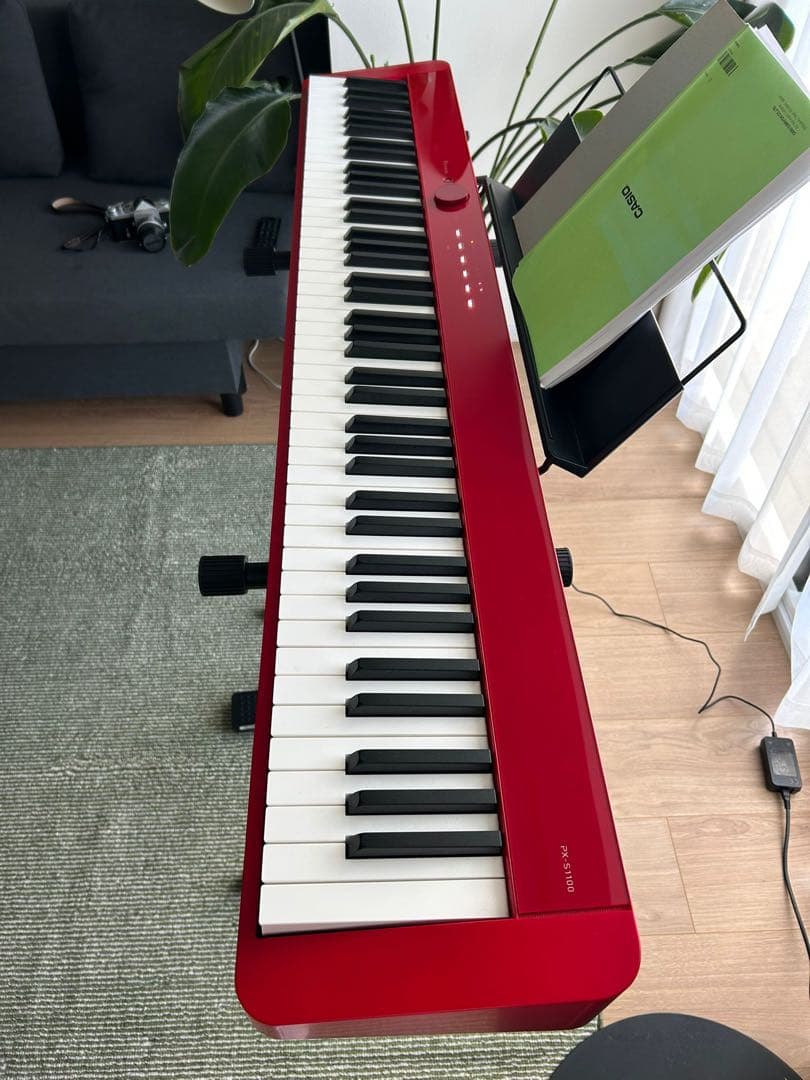 け*い様 ▼CASIO PX-S1100 Privia レッドスタンド付き
