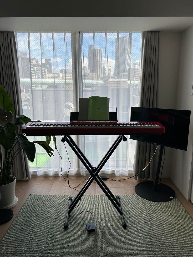 け*い様 ▼CASIO PX-S1100 Privia レッドスタンド付き