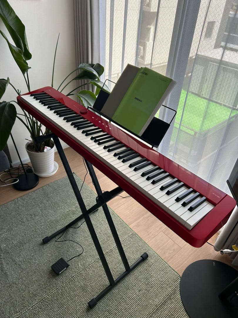 け*い様 ▼CASIO PX-S1100 Privia レッドスタンド付き