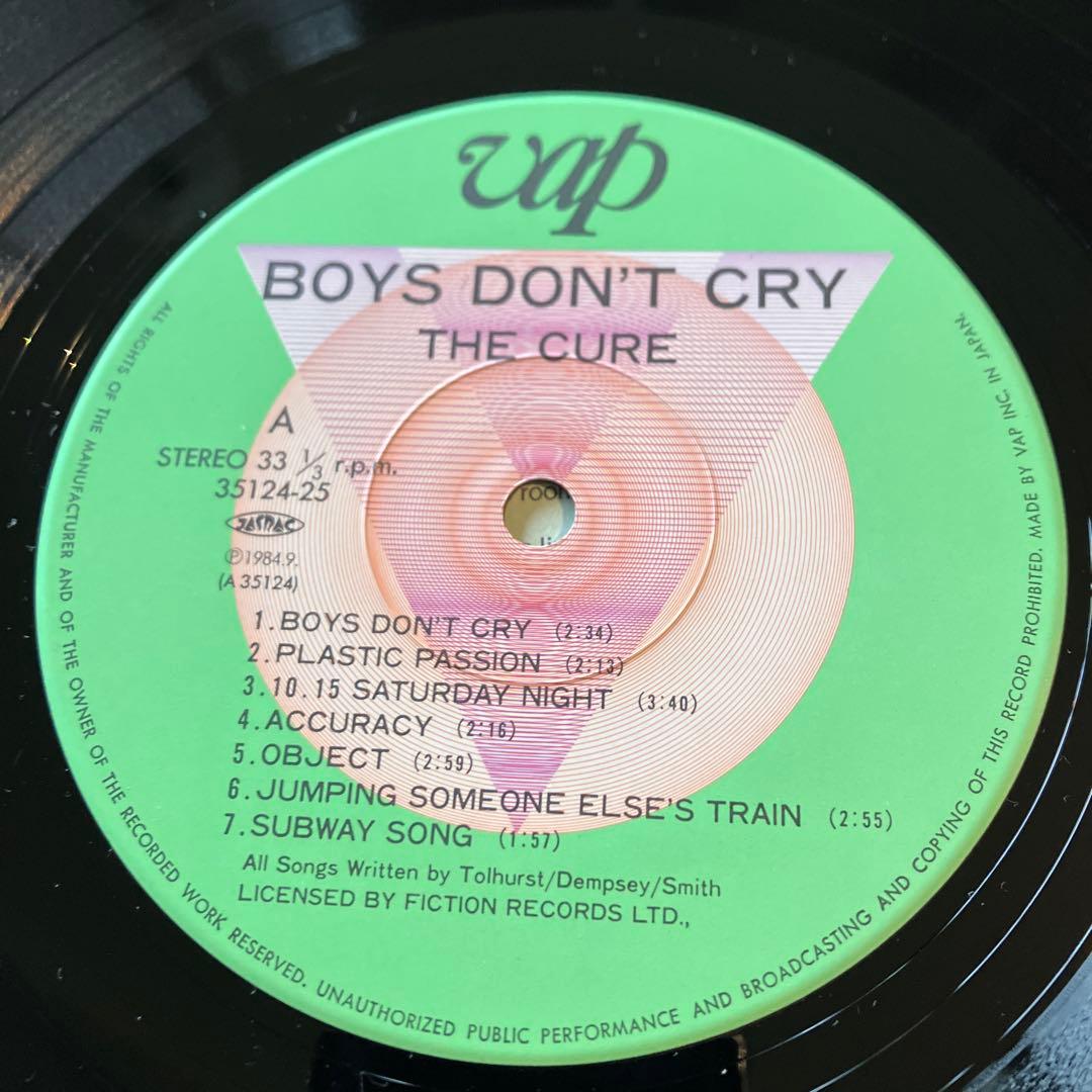 The Cure Boys Don't Cry レコード