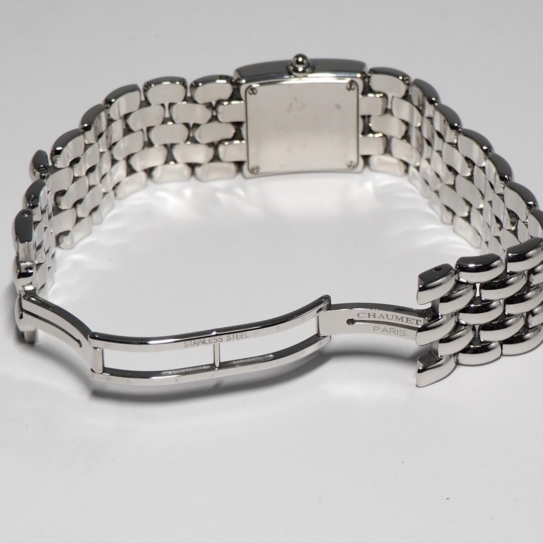 新同品 ショーメ CHAUMET ケイシス スクエア Lサイズ 腕時計 H572