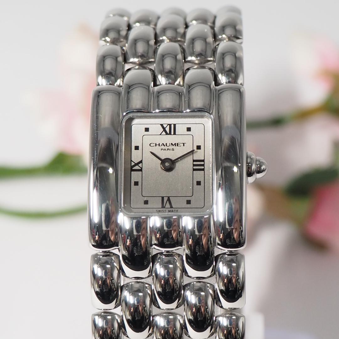 新同品 ショーメ CHAUMET ケイシス スクエア Lサイズ 腕時計 H572