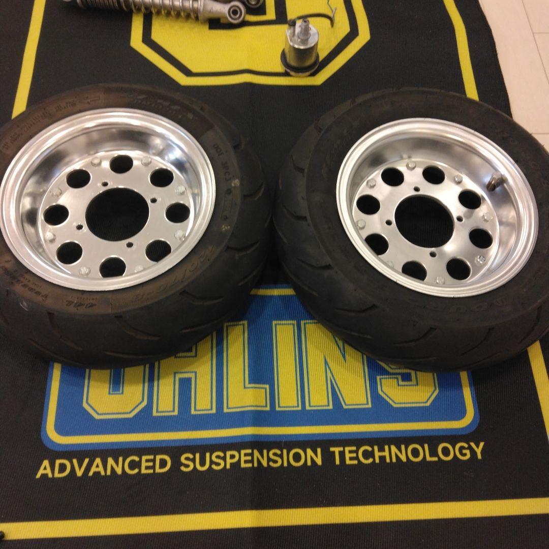 アルミホイール モンキー・ゴリラ用に8インチタイヤホイルセット、太足8インチ