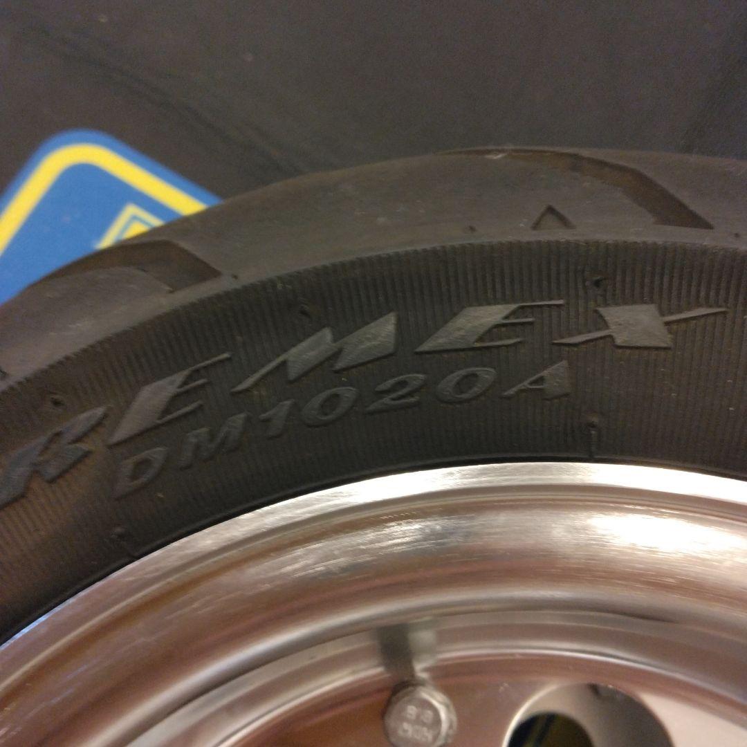 アルミホイール モンキー・ゴリラ用に8インチタイヤホイルセット、太足8インチ