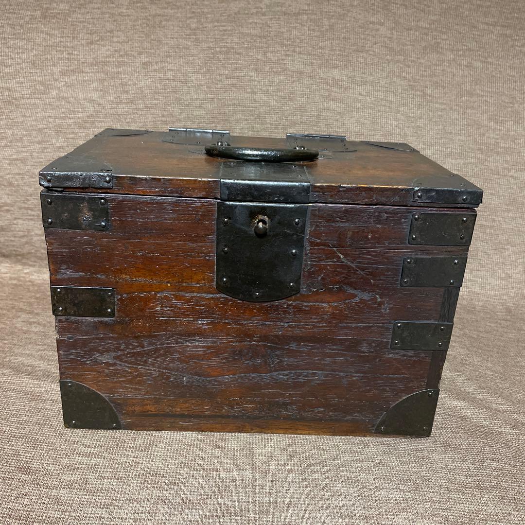 骨董 硯箱 小箪笥 枕箪笥 舟箪笥 銭箱 小引き出し