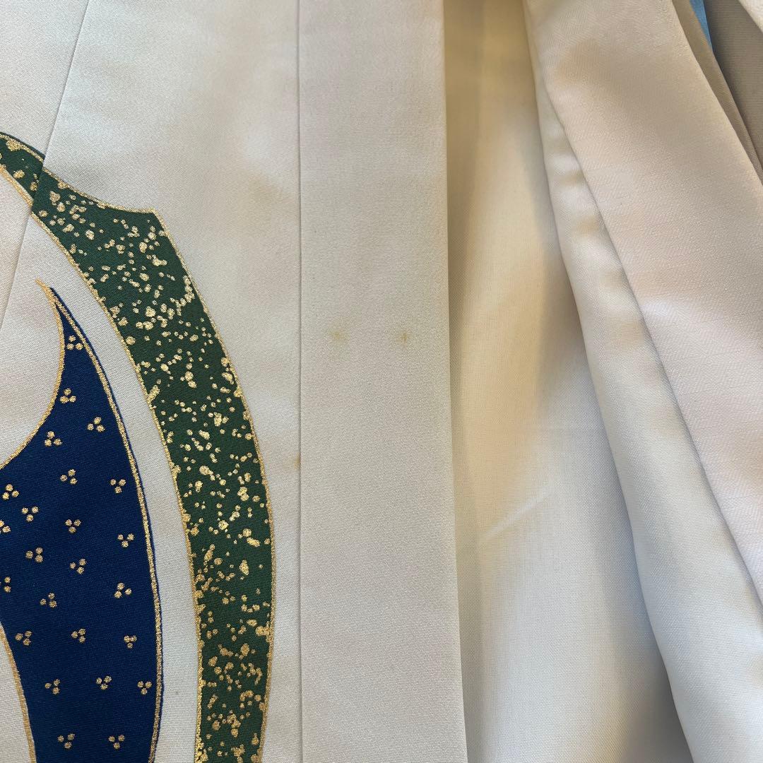 鷹　正絹　男の子お宮参り着物　産着長襦袢付き　スタイ　帽子