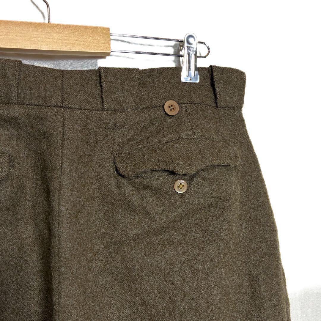 ふみちゃん専用 50s フランス軍 M52 ウールパンツ W32 L31 希少