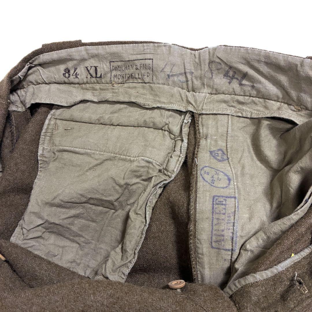ふみちゃん専用 50s フランス軍 M52 ウールパンツ W32 L31 希少