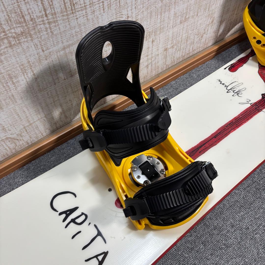 【送料無料】CAPITA スノーボードセットブーツ255ケース付き