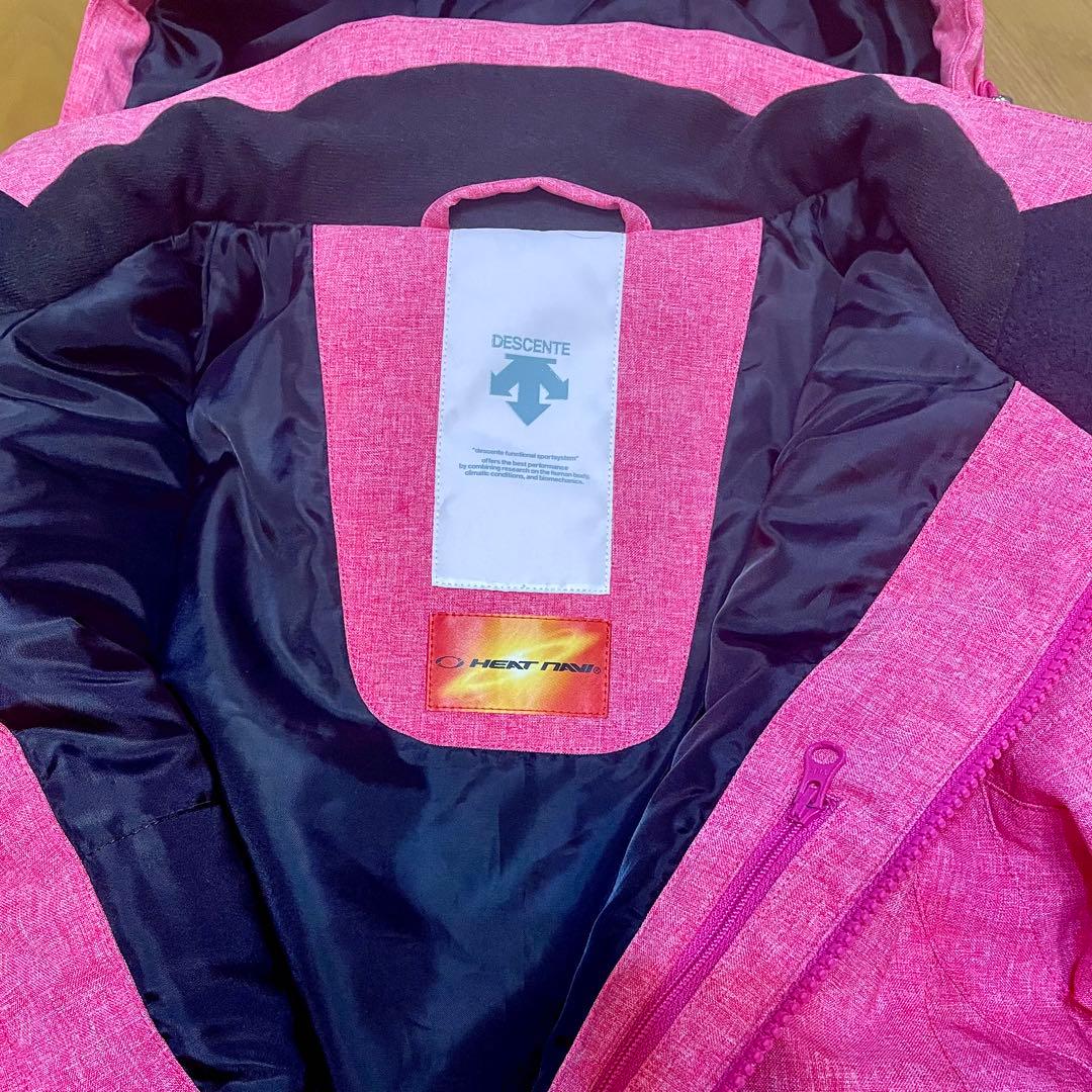 DESCENTE HEAT NAVI ピンク スキーウェア　上下セット