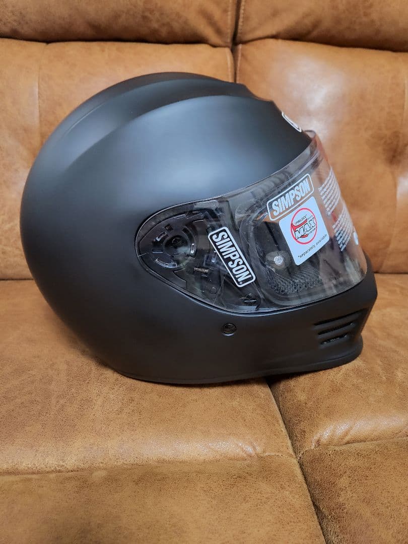 新品未使用 SIMPSON SPEEDフルフェイスヘルメットマットブラック XL