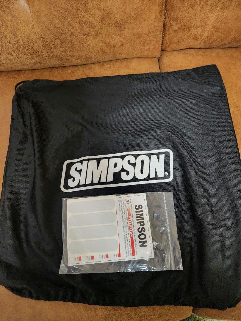 新品未使用 SIMPSON SPEEDフルフェイスヘルメットマットブラック XL