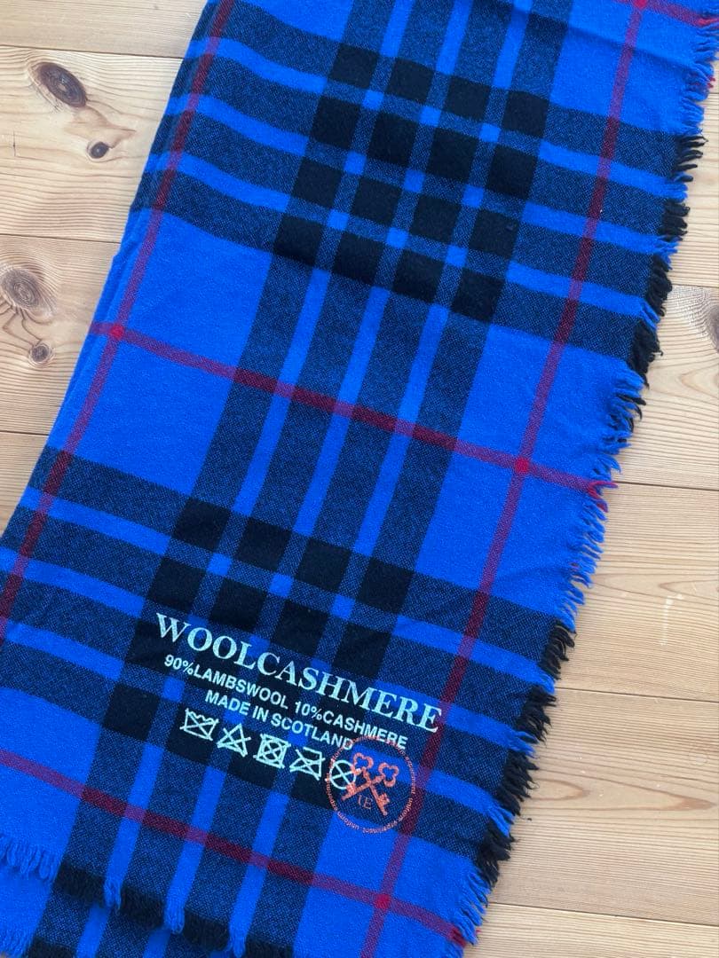美品⭐︎ユニフォームエクスペリメントWOOLCASHMERE チェック柄マフラー