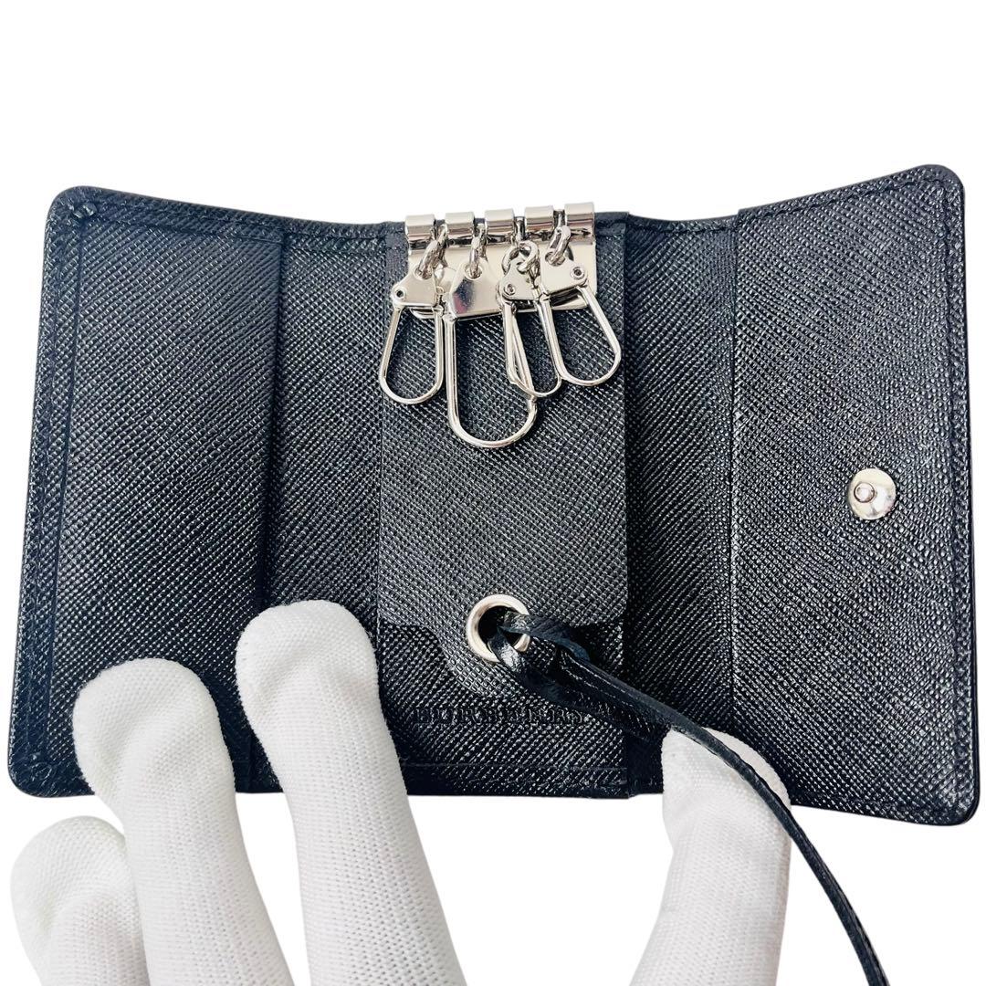 ほぼ未使用✨ BURBERRY バーバリー キーケース 4連 ノバチェック 黒