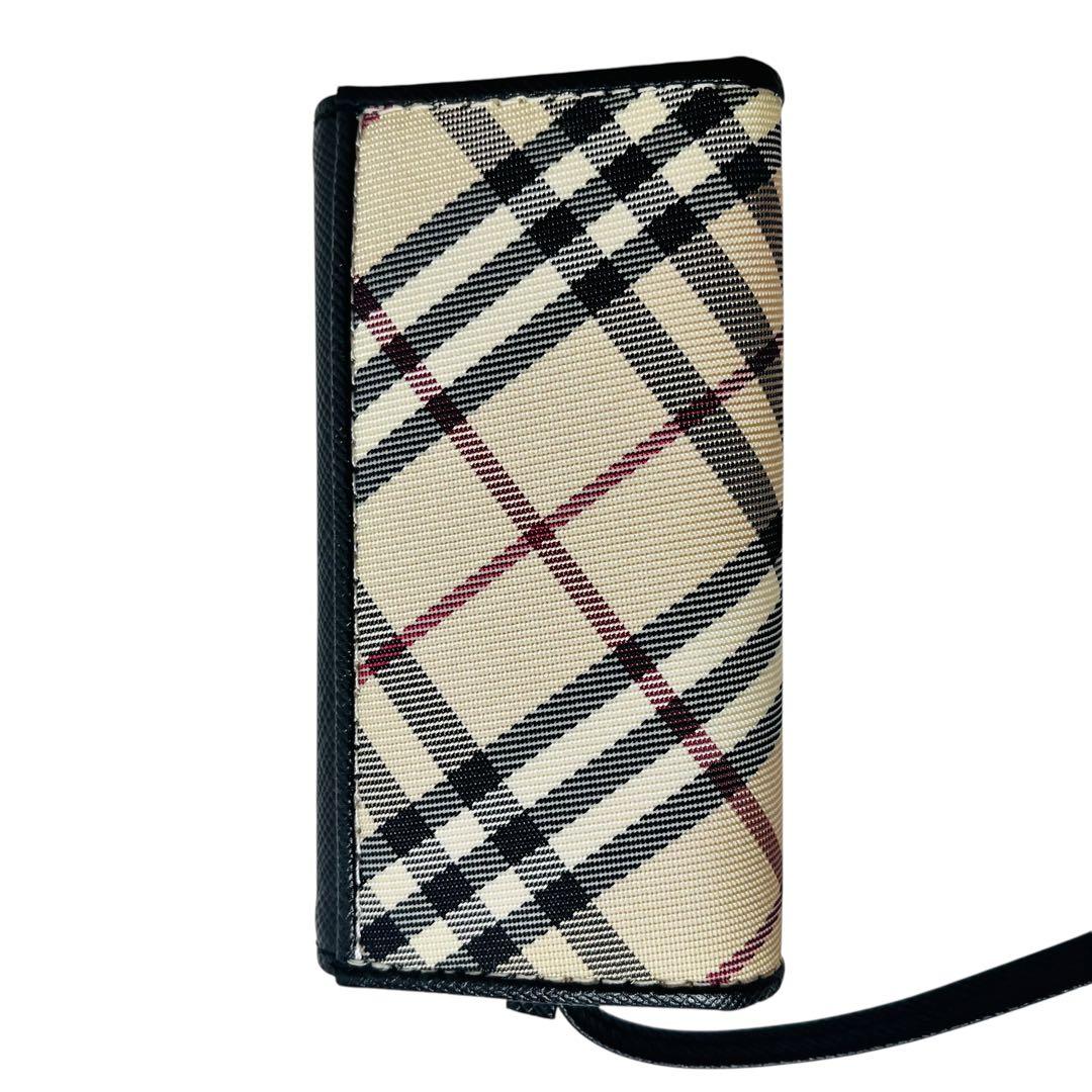 ほぼ未使用✨ BURBERRY バーバリー キーケース 4連 ノバチェック 黒