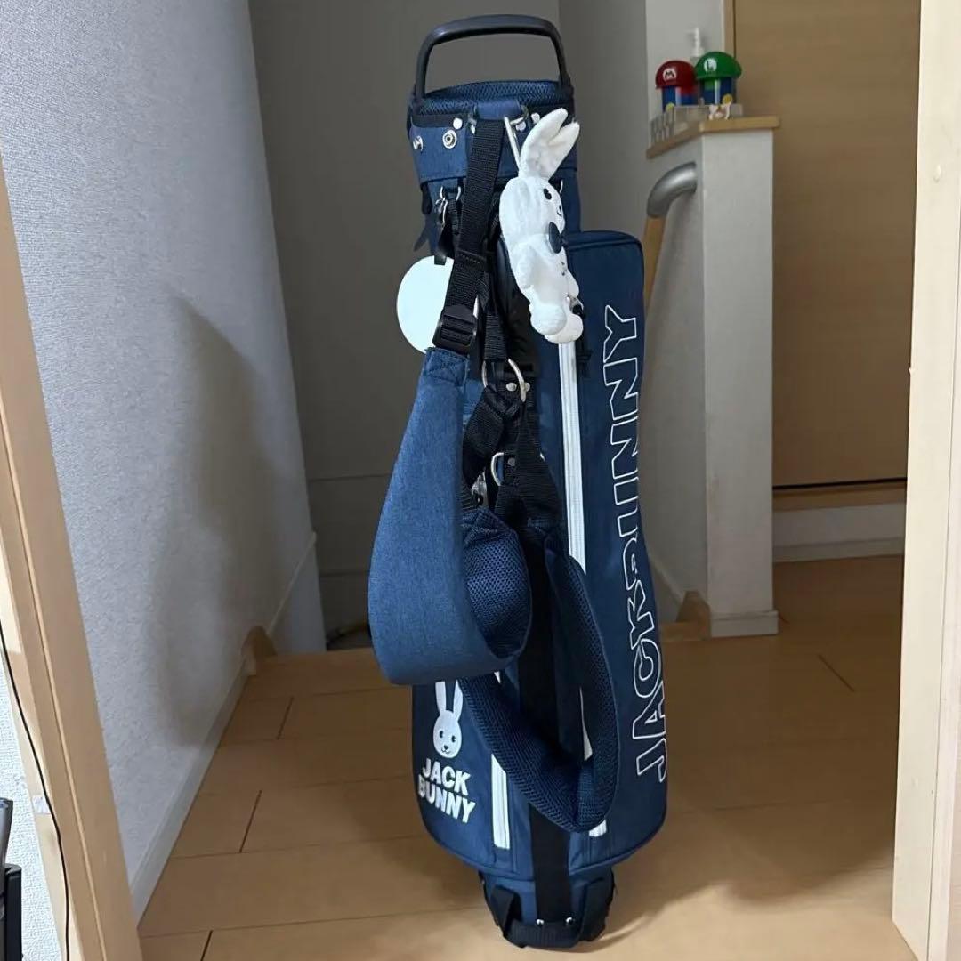 JACK BUNNY ネイビー ゴルフバッグ