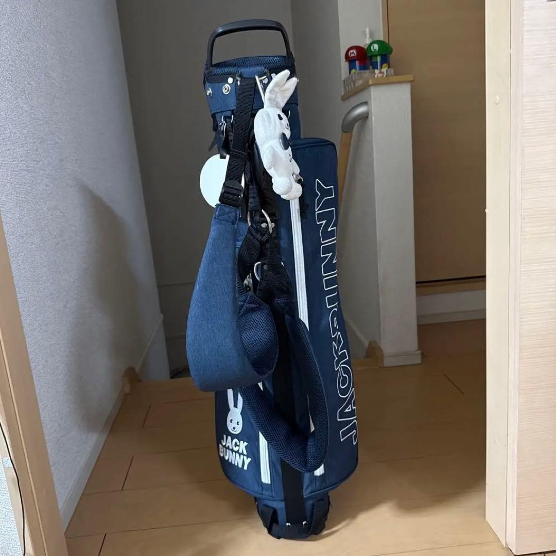 JACK BUNNY ネイビー ゴルフバッグ