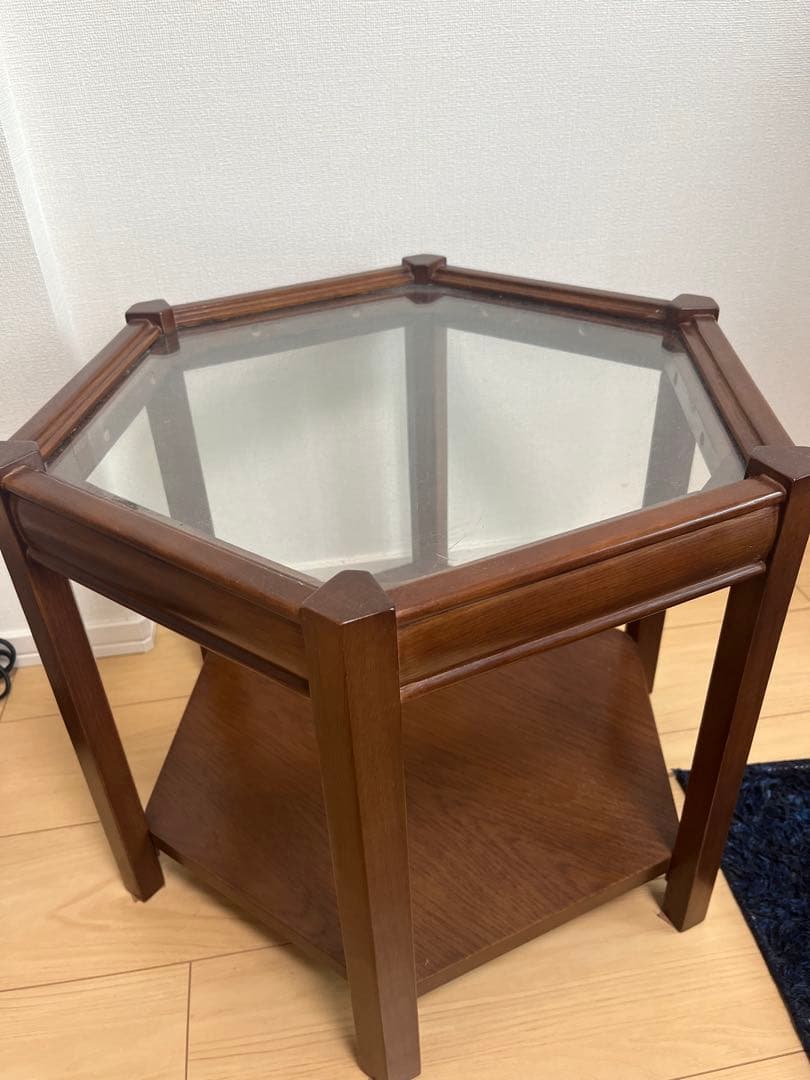 BROOKS HEXAGON TABLE ガラス ブルックスヘキサゴンテーブル