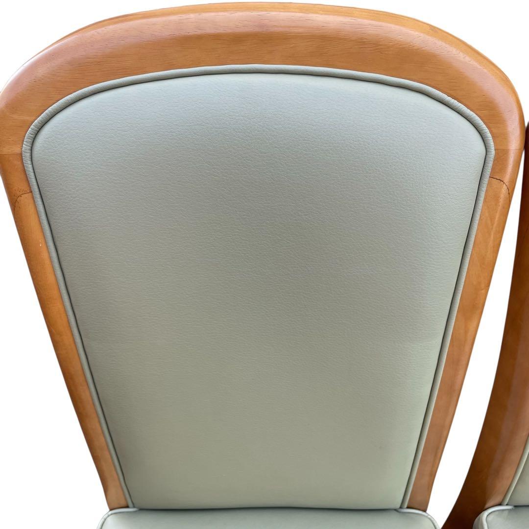 2脚　maruni マルニ ベルサイユ ダイニングチェア 椅子 鋲打ち 猫脚