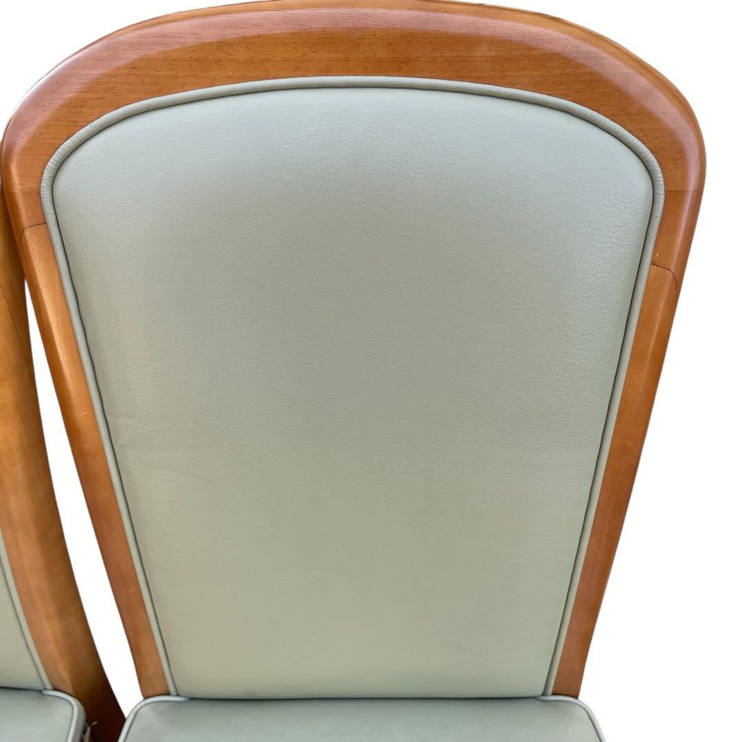 2脚　maruni マルニ ベルサイユ ダイニングチェア 椅子 鋲打ち 猫脚