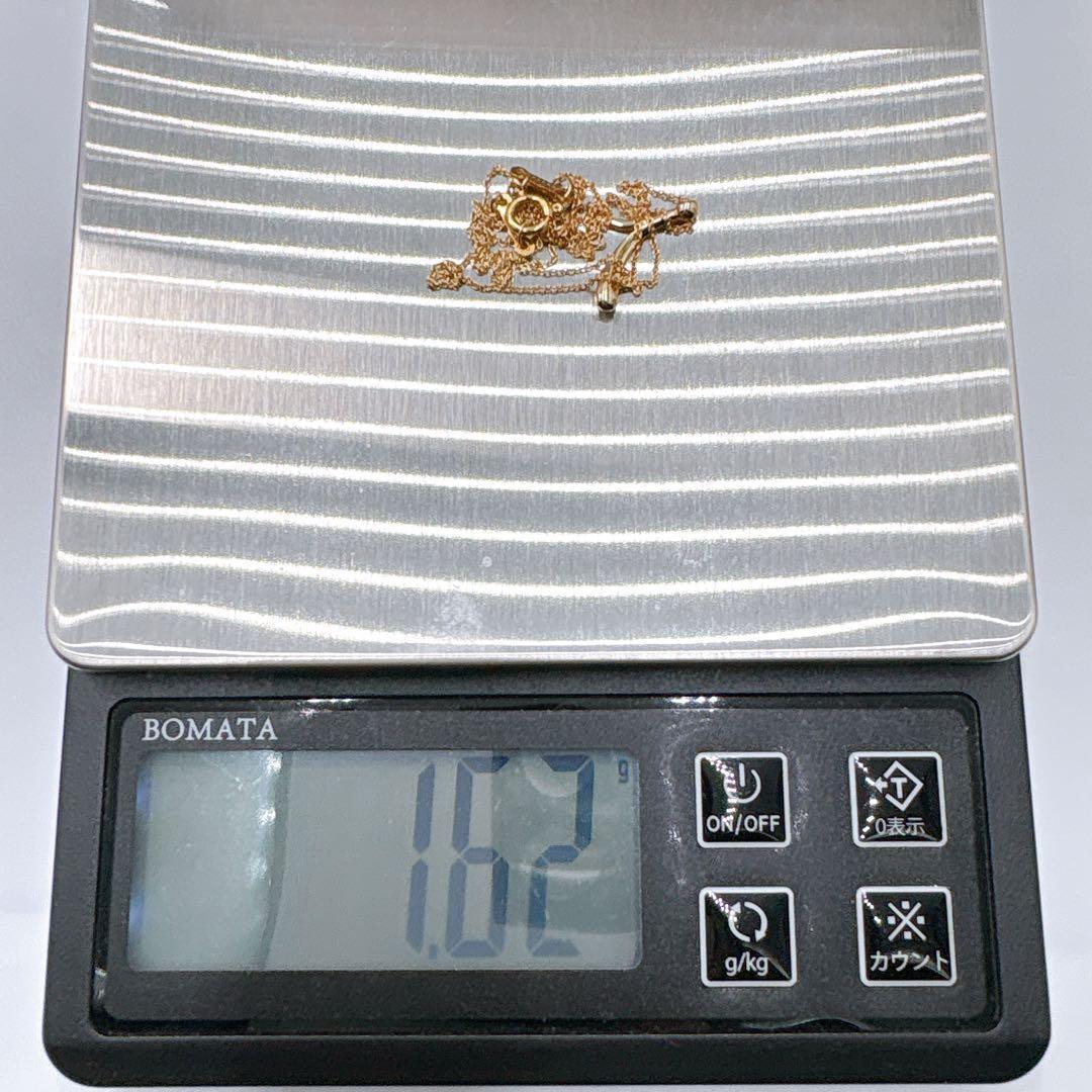 美品 オールドティファニー レター イニシャル i ネックレス k18 ゴールド