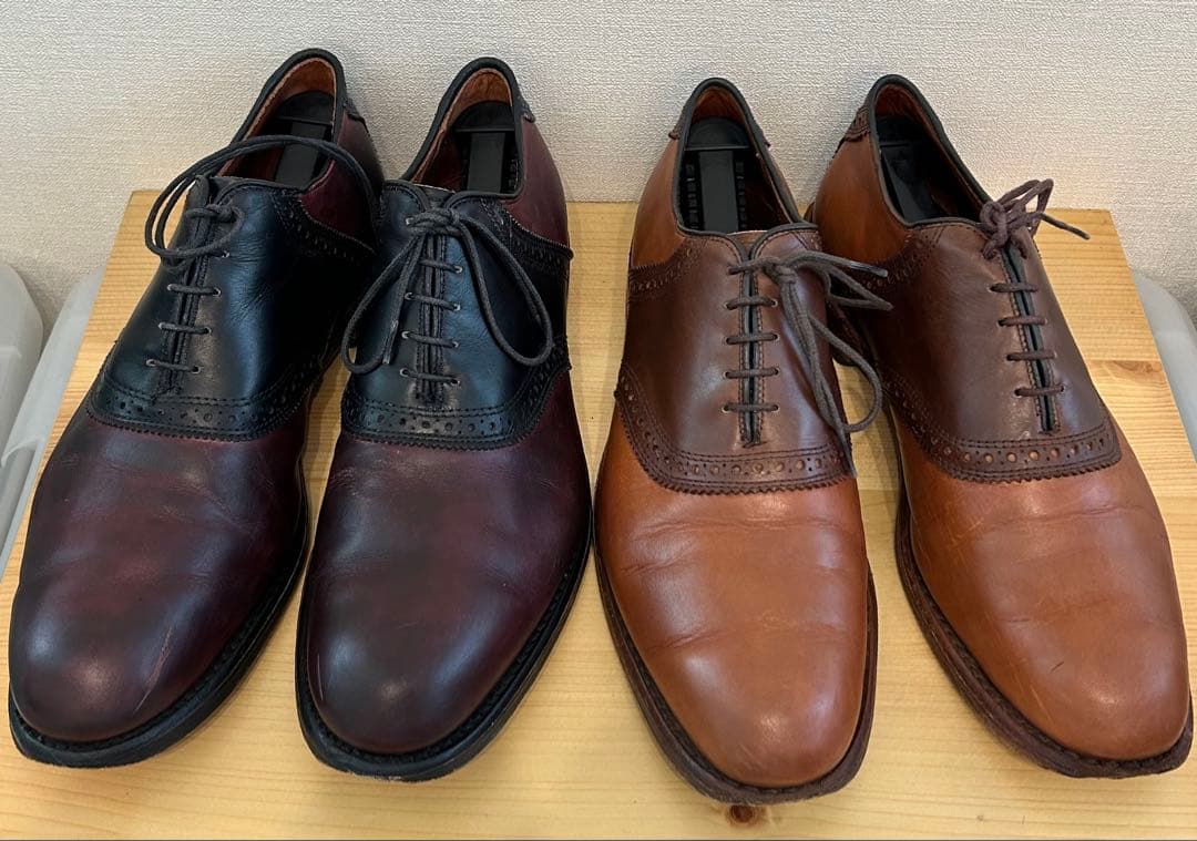 Allen Edmonds Shelton コンビ サドルシューズ US8