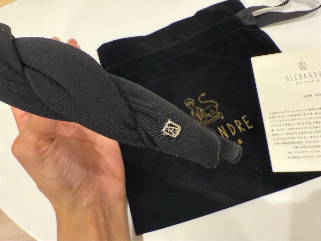 ALEXANDRE DE PARIS シルクカチューシャ