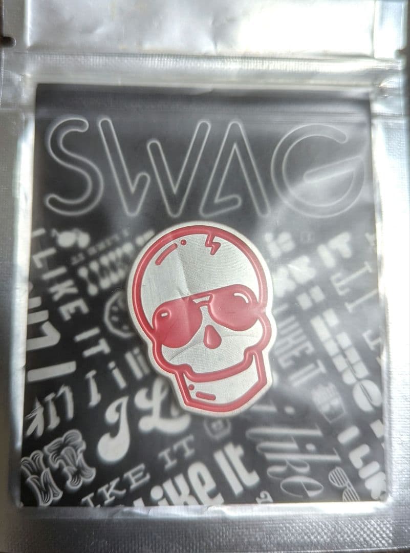 【１点限り】SWAG スカル マーカー レッド