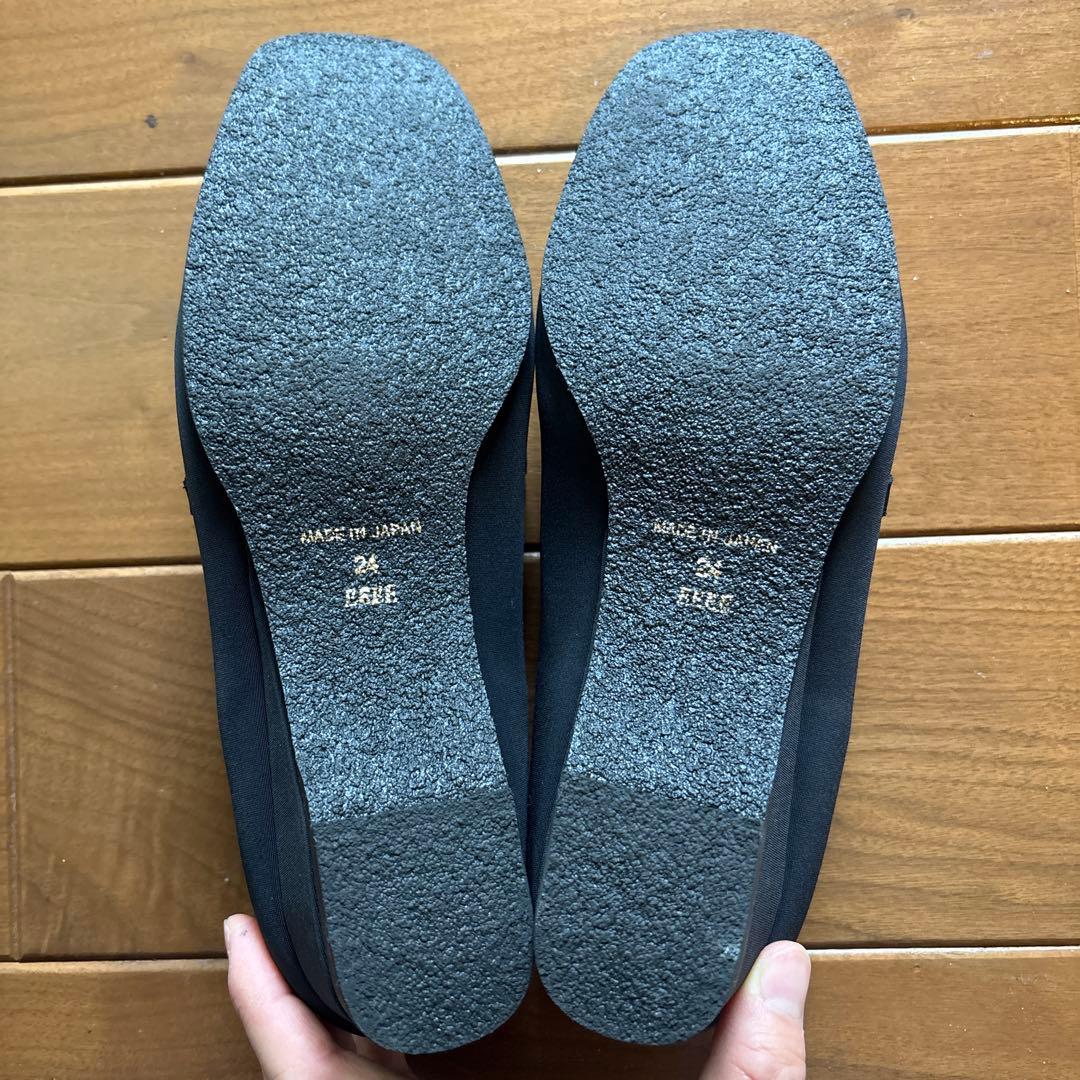 Miss Kyouko ブラックウェッジヒール　フォーマル