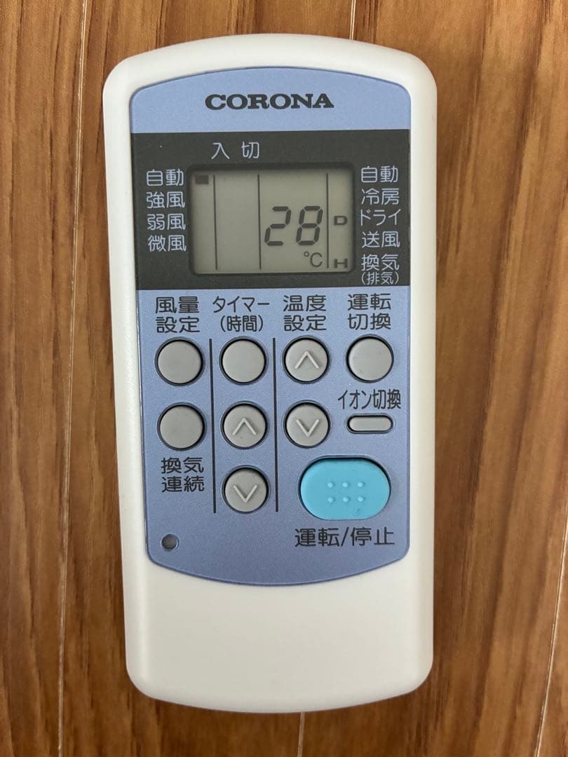 美品CORONA 窓用エアコン CW-FA1623R イオン搭載 リモコン付き