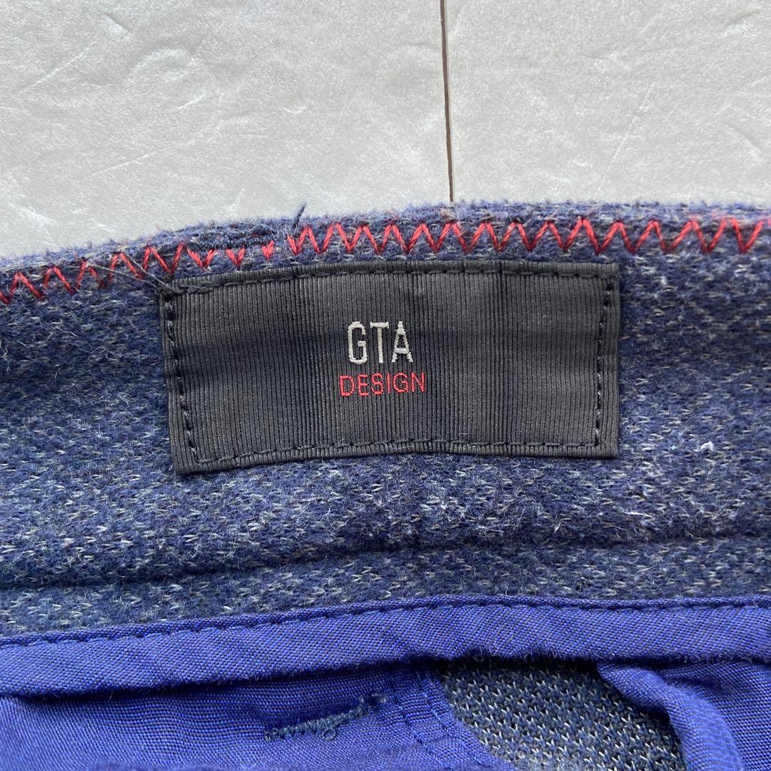 黒*介様 GTA ジーティーアー　起毛ウール　リブパンツ　ジョガーパンツ　ジャケ