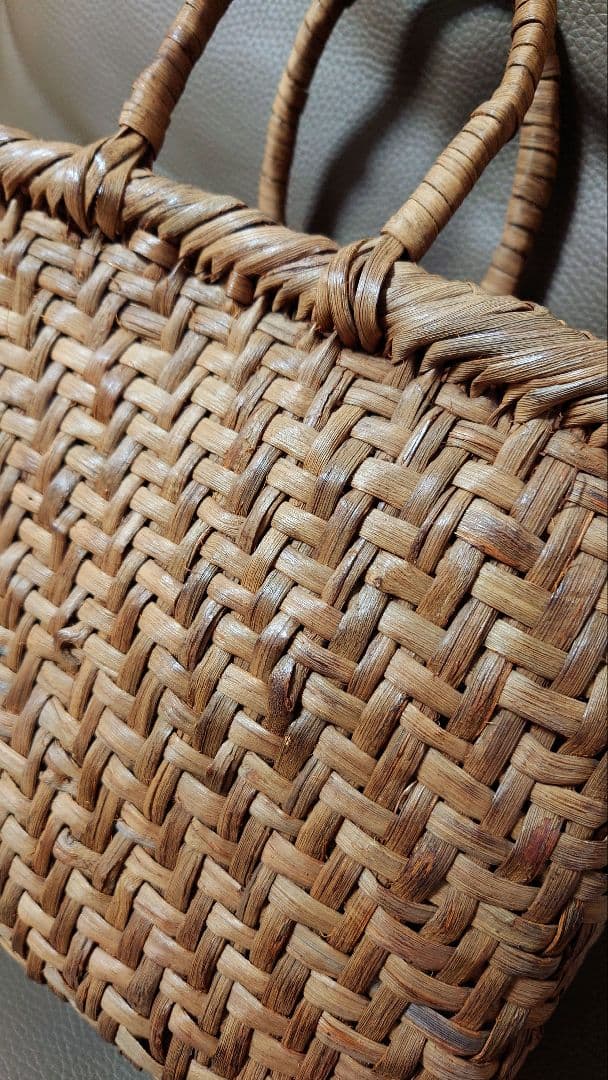 山葡萄　国産　カゴバッグ