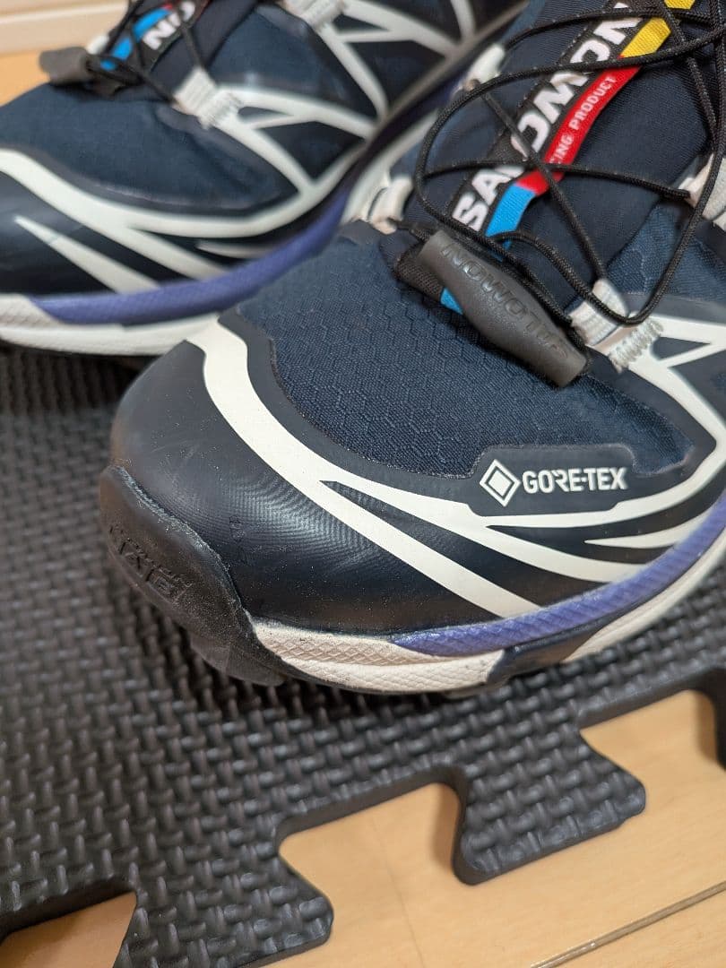 SALOMONスニーカー　ブルー XT-6 GTX 23.5cm