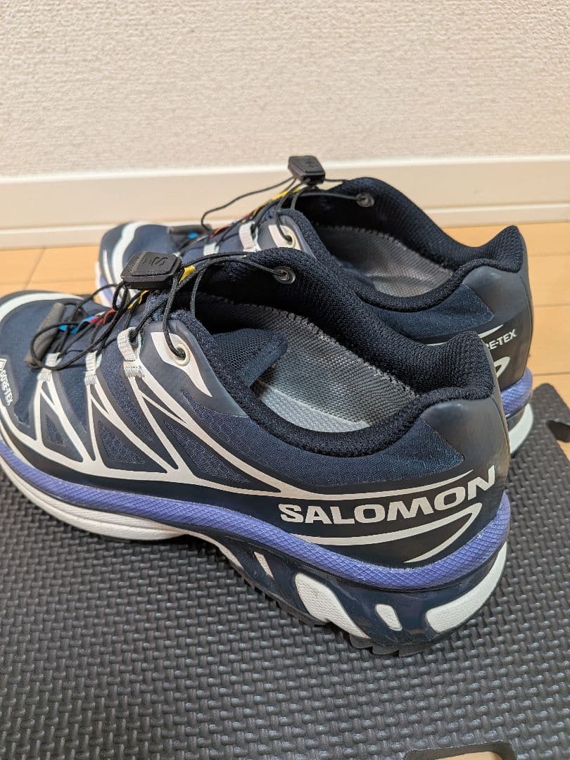 SALOMONスニーカー　ブルー XT-6 GTX 23.5cm