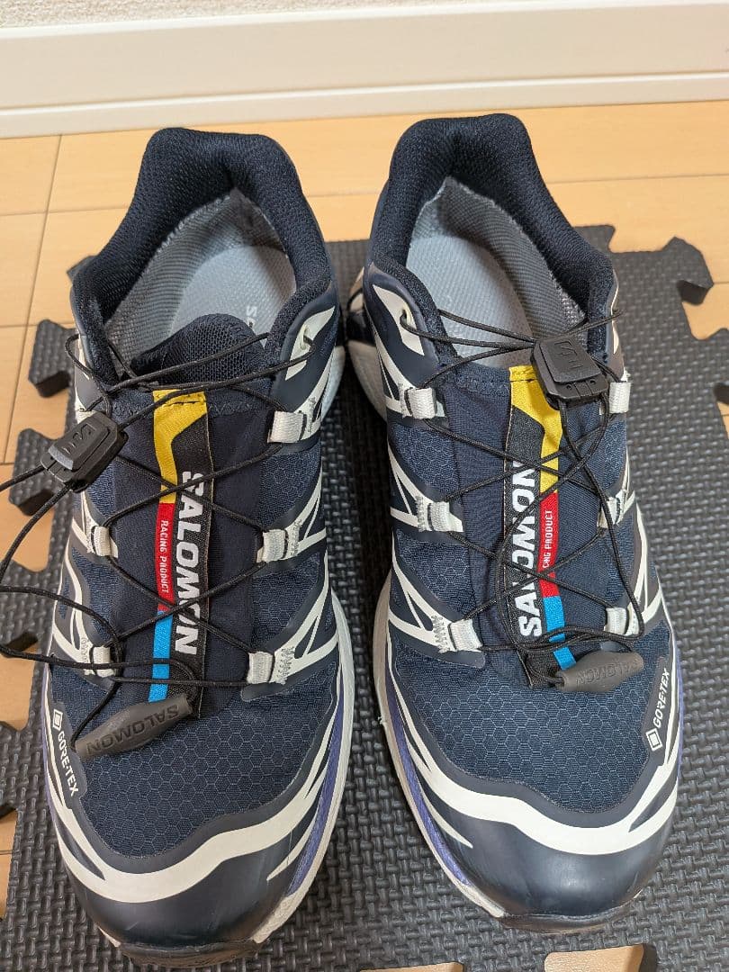 SALOMONスニーカー　ブルー XT-6 GTX 23.5cm