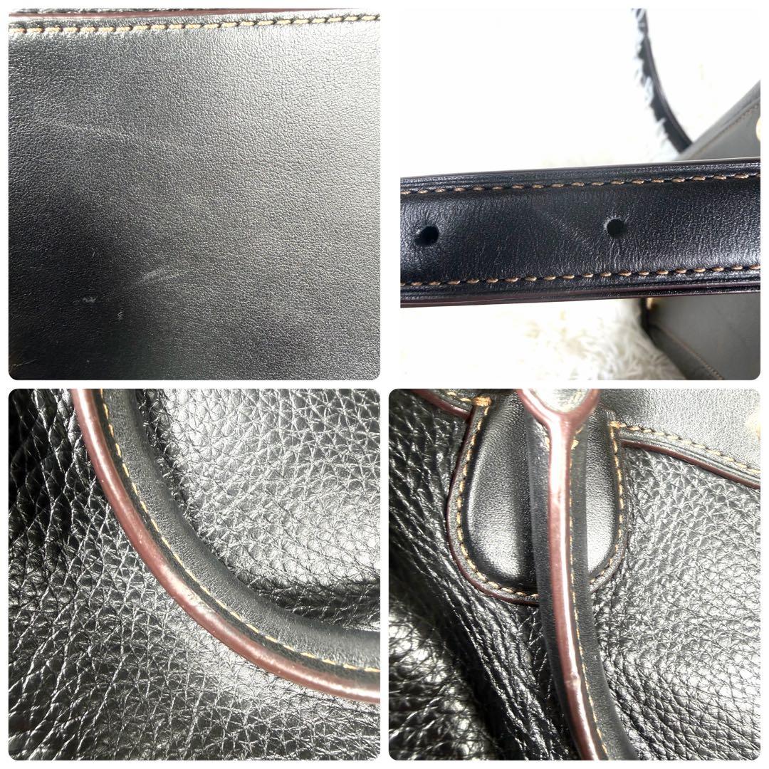 極美品✨コーチ ショルダーバッグ 2way ミニベネット ターンロック ブラック