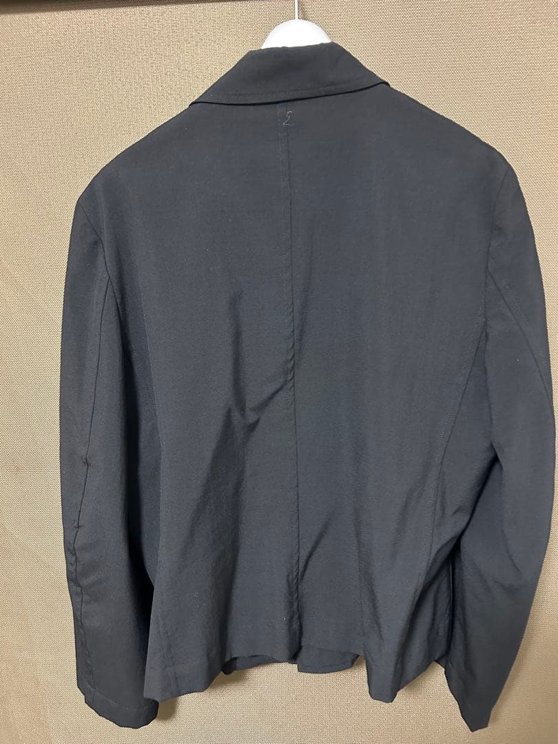 tricot COMME des GARCONS ブラックテーラードジャケット