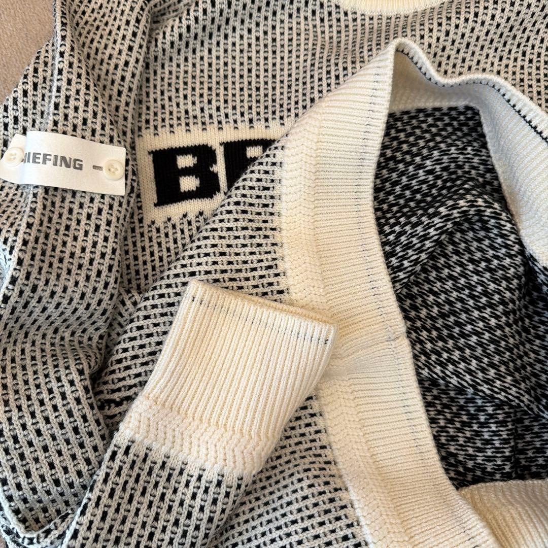 BRIEFING クルーネックセーター
