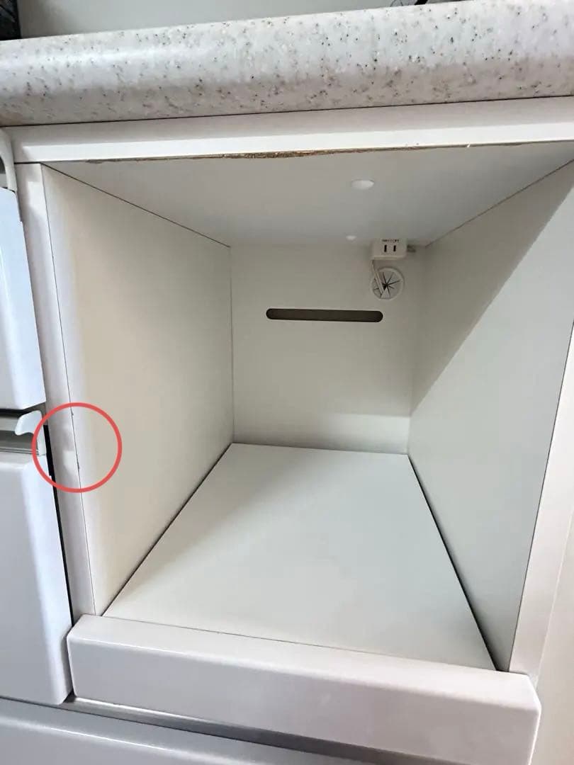 【送料込み】ニトリ 120cm幅　キッチンボード アルミナ2