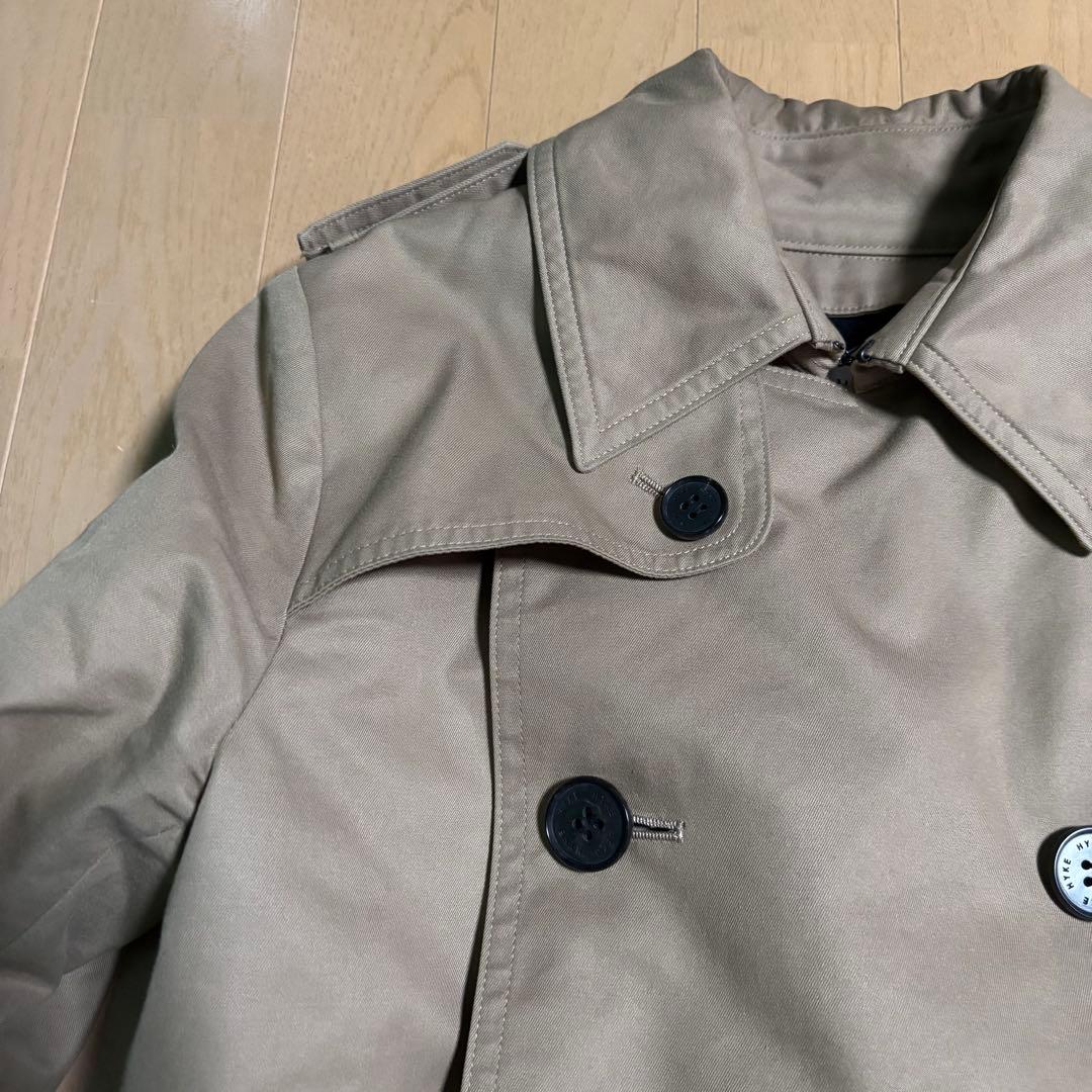 HYKE ハイク　ロングトレンチコート ライナー付き　サイズS 表記1