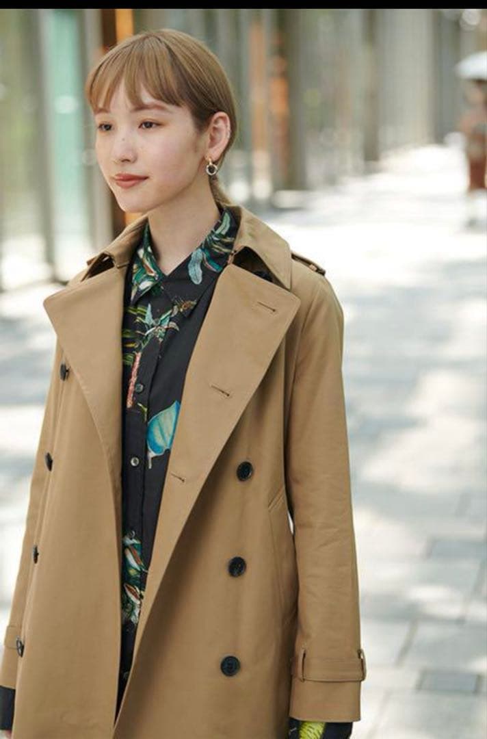 HYKE ハイク　ロングトレンチコート ライナー付き　サイズS 表記1