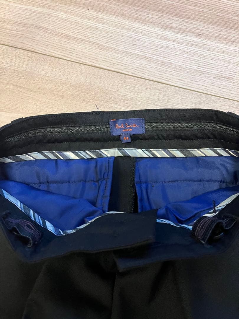 PaulSmith junior スーツ 黒 5点 セット 上着6a パンツ4a