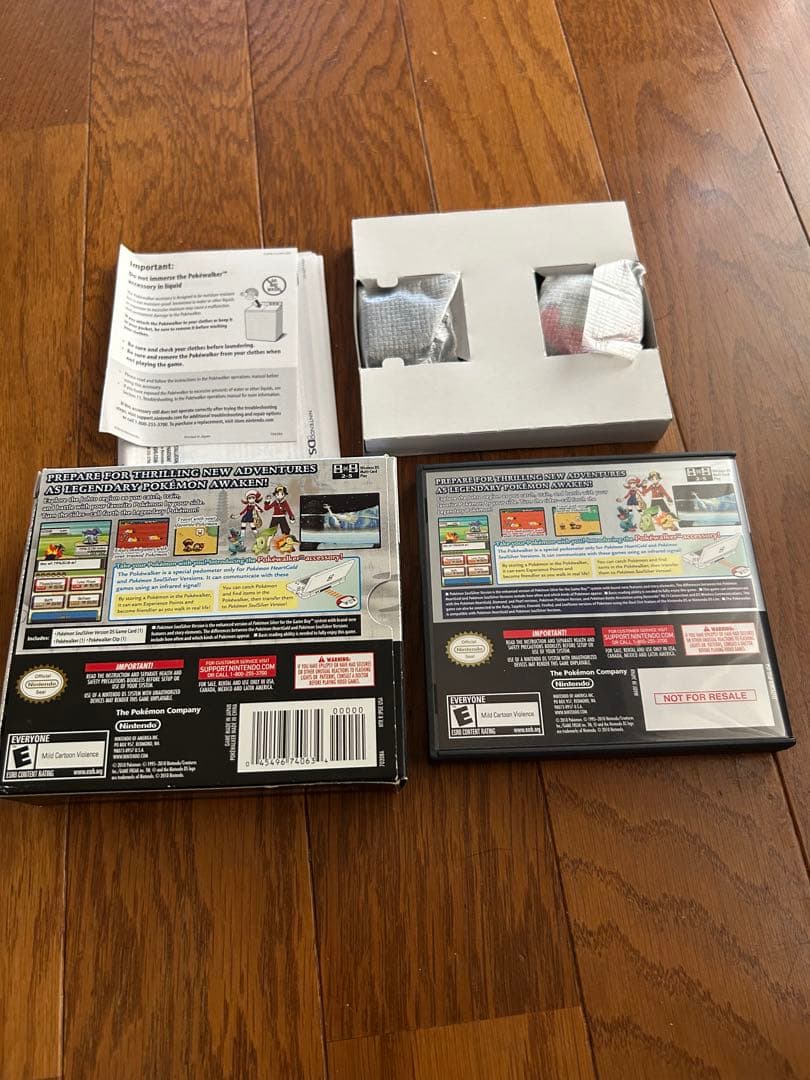 ポケットモンスターHGSS 輸入版　ソフトなし　箱のみ