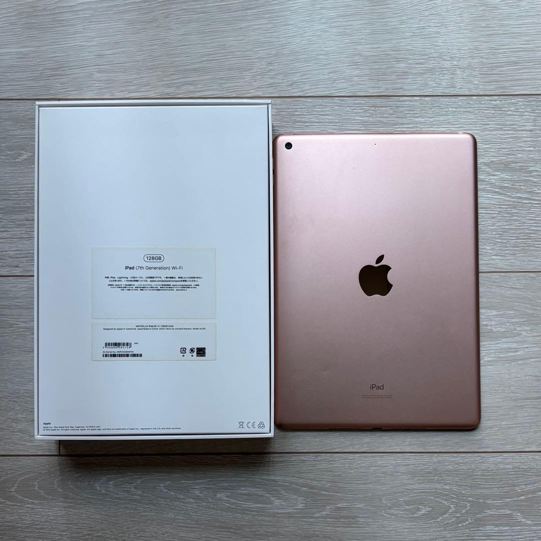 【ジョン様】Apple iPad 7世代 128GB Wi-Fi ローズゴールド