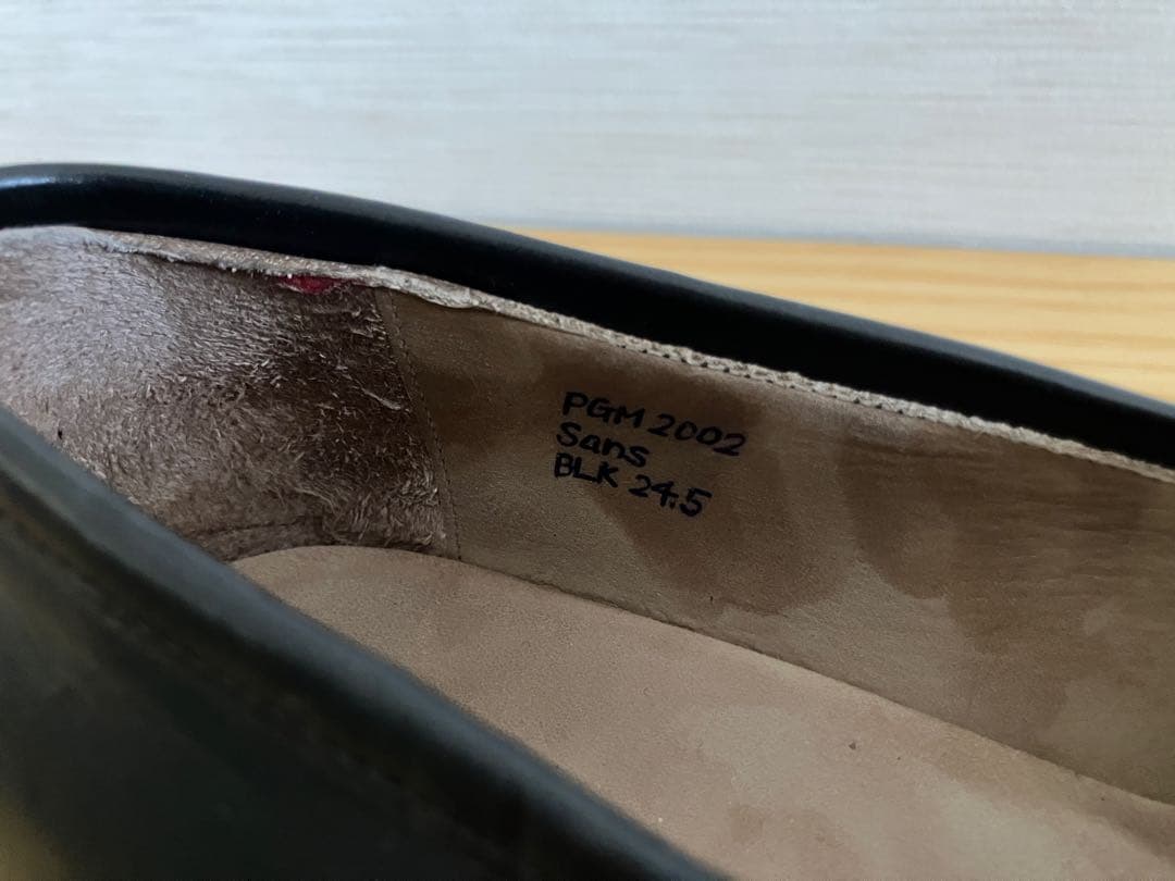 premio gordo sans プレミオゴルド　ローファー　ブラック　4.5