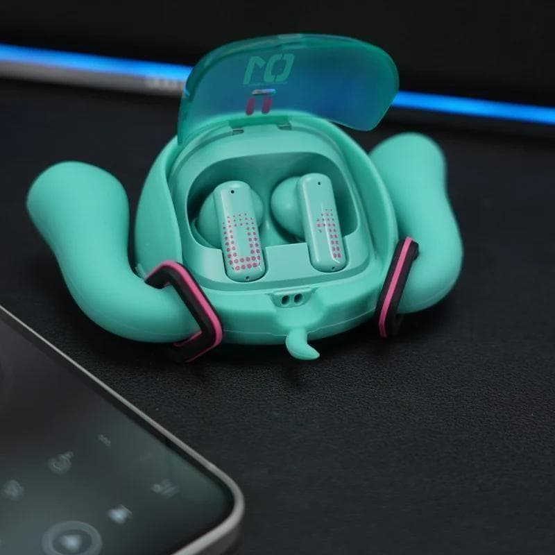 【新品】初音ミク × ビリビリ　限定ワイヤレスイヤホン cube face