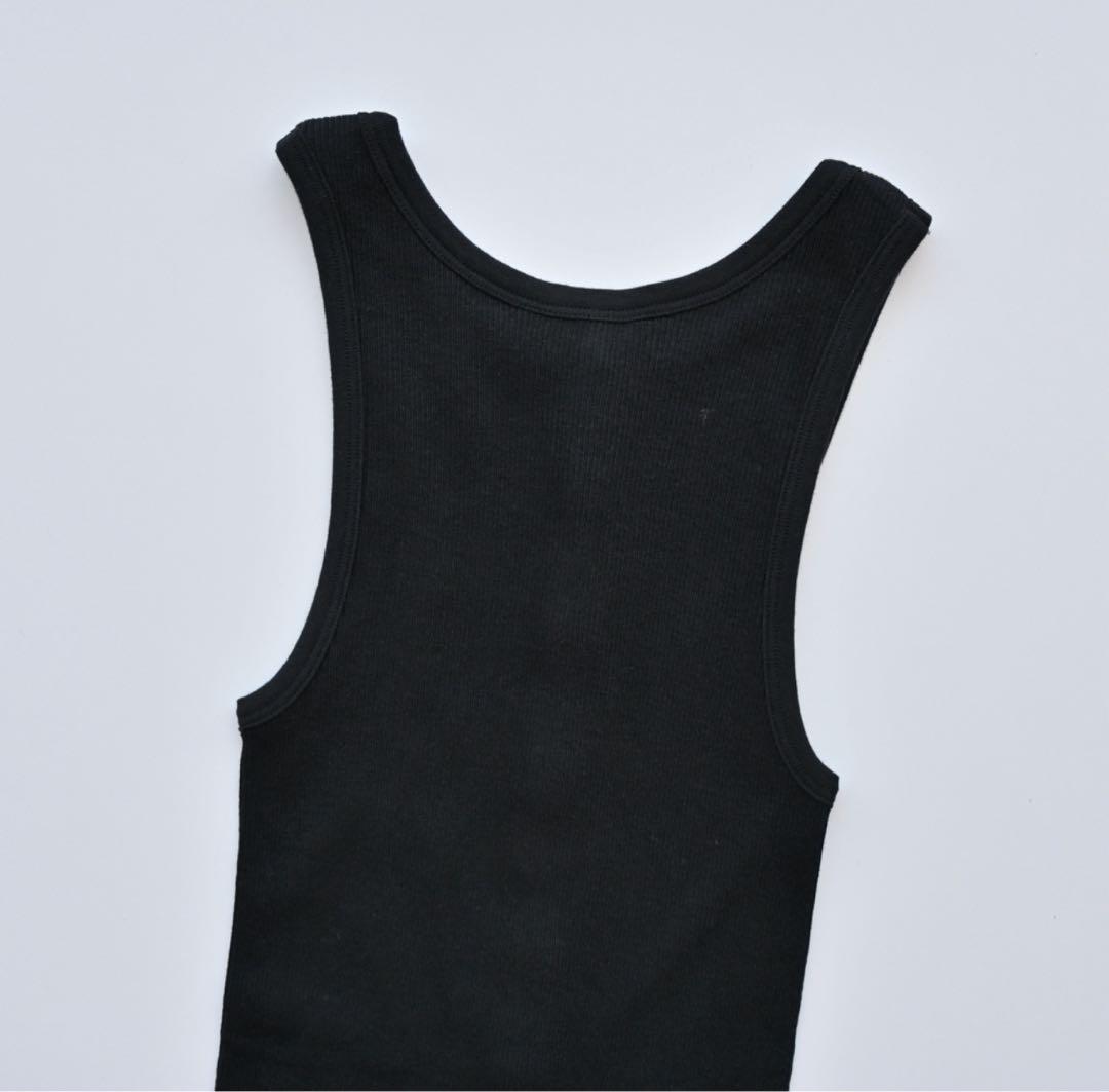 【AURALEE】ORGANIC SOFT RIB TANK TOP