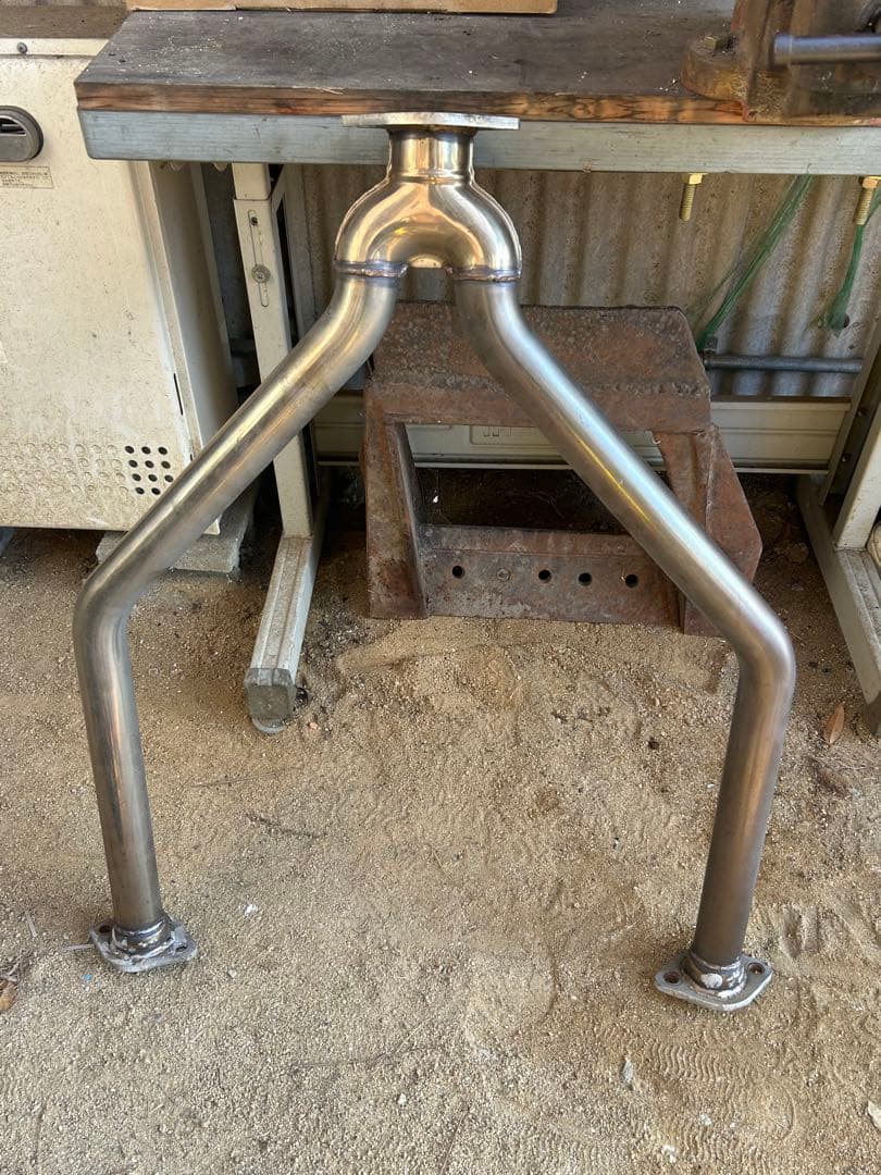 スリーキャッツ製 フロントパイプマフラー