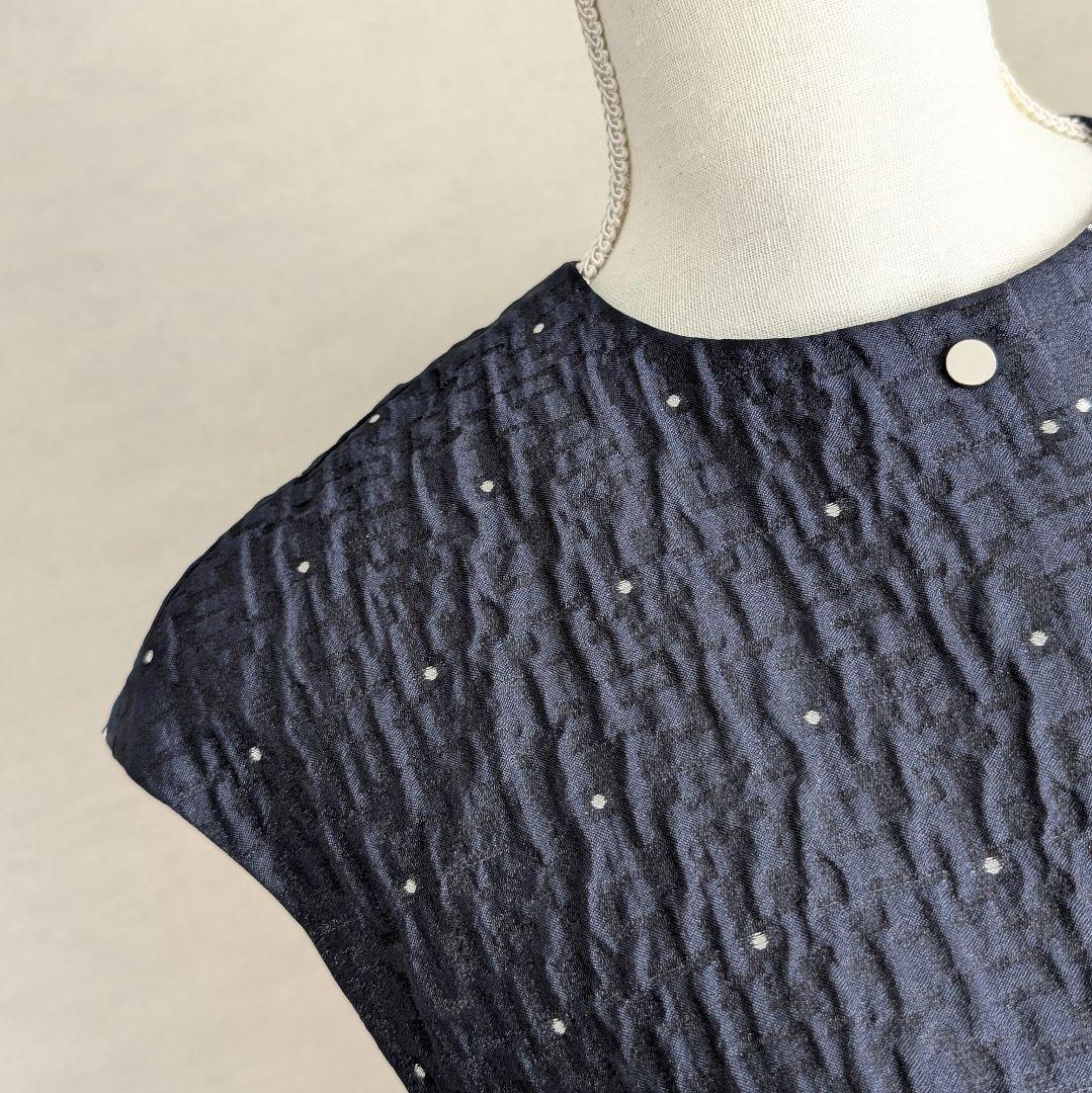 UNITED ARROWS エアリー ドットジャカード ベスト